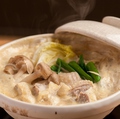 料理メニュー写真 地鶏の豆乳鍋