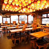 蕨駅近◎　広々としたお席でお楽しみください♪