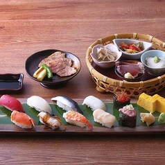 寿司と京鴨御膳（並）