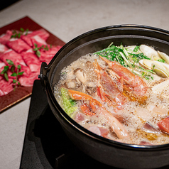 和牛鶏炊き鍋(2人前~)