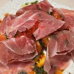 揚げモッツァレラと生ハム