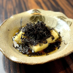 磯辺餡の揚げ出し豆腐