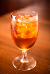 桃リキュールのアイスティー割り