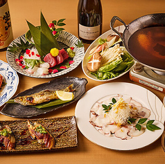 日本酒と魚と和牛 漁夜 新宿総本店のコース写真