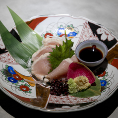 三河赤鶏むね刺し