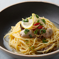 料理メニュー写真 牡蠣たっぷりとレモンのペペロンチーノ　Regular