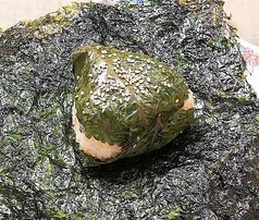 ゴマの葉おにぎり
