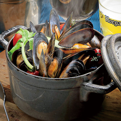 バケツムール貝　エールビール蒸し