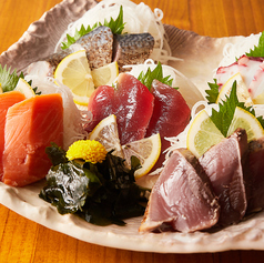刺身3点盛り合わせ