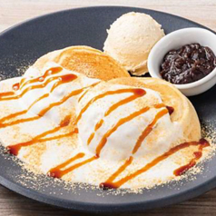 きなこ黒蜜パンケーキ