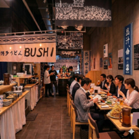 大人数もOK！各種宴会や飲み会を盛り上げる賑やかな店内