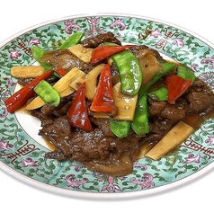 牛肉オイスターソース炒め/