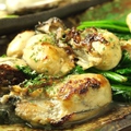料理メニュー写真 牡蠣と小松菜のバター焼き