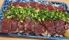 馬肉のタタキ