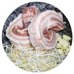 サムギョプサル（豚肉野菜盛付）