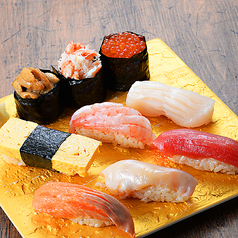 【握り寿司】道産海鮮を使ったにぎり！定番のこぼれいくら寿司、うなぎ、和牛にぎりまで楽しみ方豊富★の写真