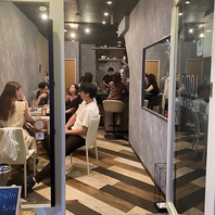 スタイリッシュでお洒落なインテリアが魅力の店内★