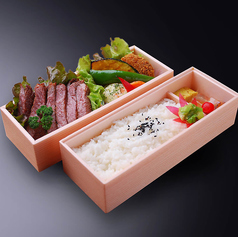 A5の和牛希少部位◎シンタマのステーキ弁当