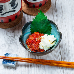 チャンジャクリームチーズ