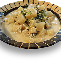 その日に撮れた都野菜を用いた、京のおばんざい