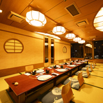 接待や食事会に使える完全個室は5名様～対応致します。大事なご宴会には最適です。