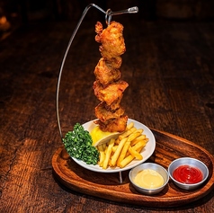 コカトリスの唐揚げ（８個入り）黄金ポテト付き