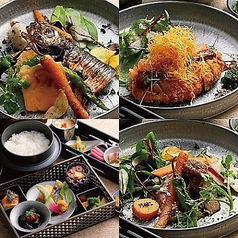 *前菜5品付きお膳。