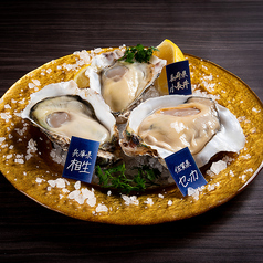 本日の生牡蠣　おまかせ3種食べくらべ