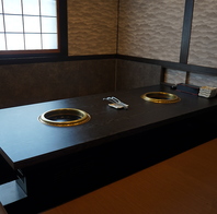 周りを気にせずくつろげるプライベート重視の完全個室