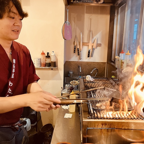 新鮮な食材を備長炭で焼き上げる、絶品串料理★限定個室も大人気！土日祝昼飲み歓迎◎
