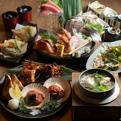 裏なんば酒場　魚伝のコース写真