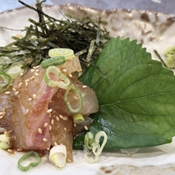 焼鳥屋さんでお魚料理も食べられます