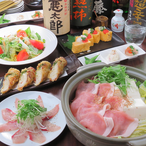 【ご宴会コース】　2H飲み放題付き　3500円 4000円 4500円 5000円