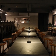 ムード作りにこだわった居心地の良い空間◎