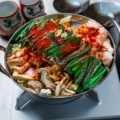 韓国風ピリ辛もつ鍋