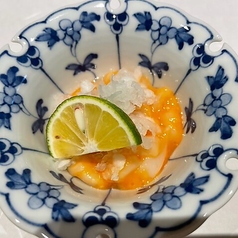 烏賊とうにの酒盗和え