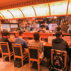 一番人気のお席がカウンター席!!