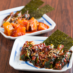 絶品おすすめネギキムチ400円(税込)からご用意しております。とりあえずの一品是非ご注文ください。