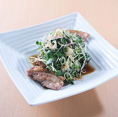 鴨の炙り～薬味ポン酢～