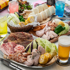 【ランチ1組限定】青空の下で手ぶらテラスBBQ♪