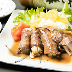 牛タンネギ巻き焼き