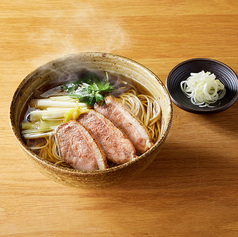 鴨（京鴨）南蛮そば(葱、三つ葉、柚子) 