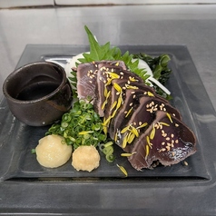 かつおニンニク醤油/まぐろの竜田揚げ