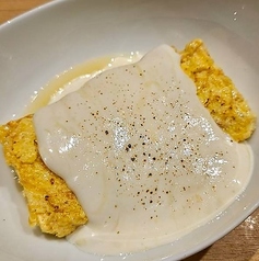 だし巻き玉子のチーズフォンデュ