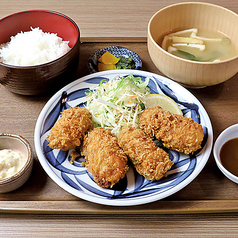 大粒カキフライ定食 3個/4個