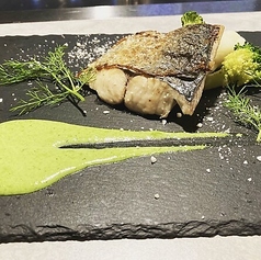 サワラの鉄板焼き