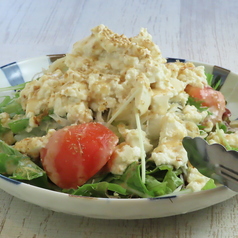 ごまダレ豆腐サラダ