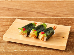 梅しそ天むす＆じゃこむすび