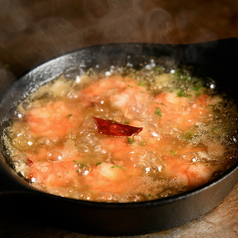 海老のアヒージョ