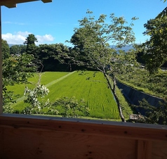 展望スペースの個室です。